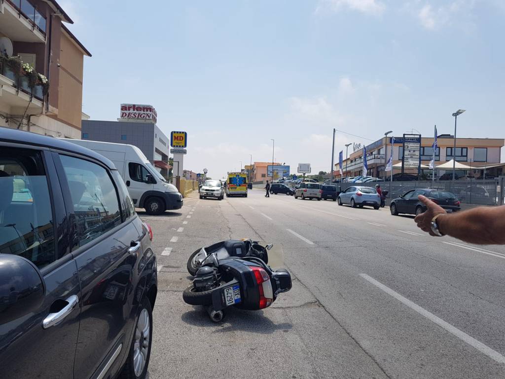 via corsica incidente moto 2