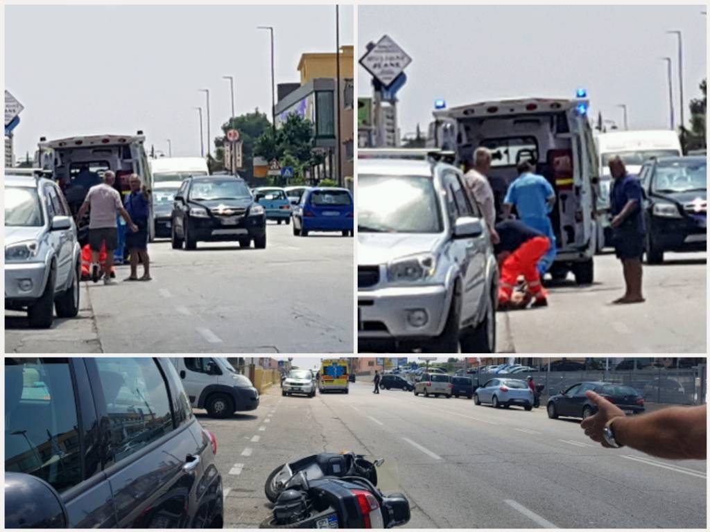 via Corsica incidente moto