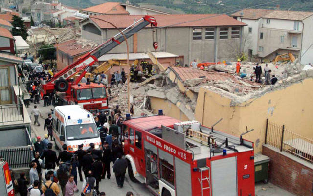 San Giuliano terremoto