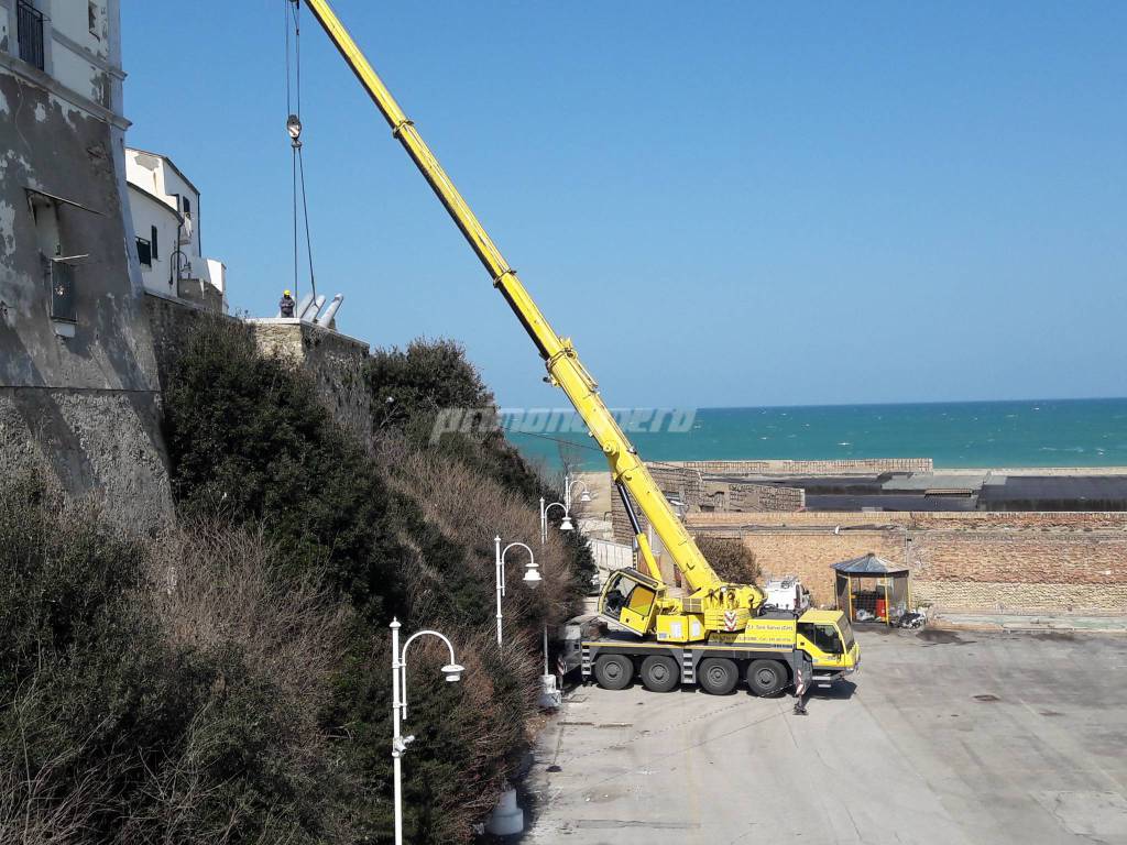 Lavori faro Termoli