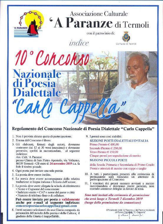 concorso poesia carlo cappella