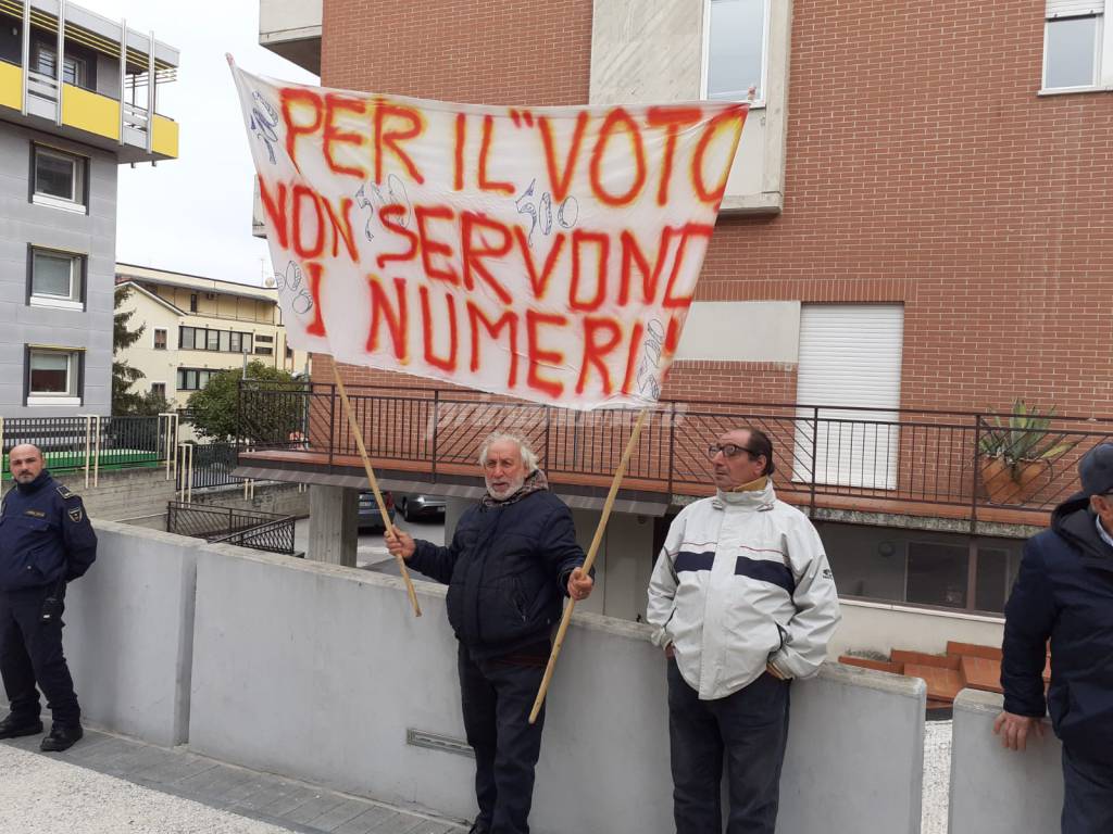 Protesta per la sanità pubblica