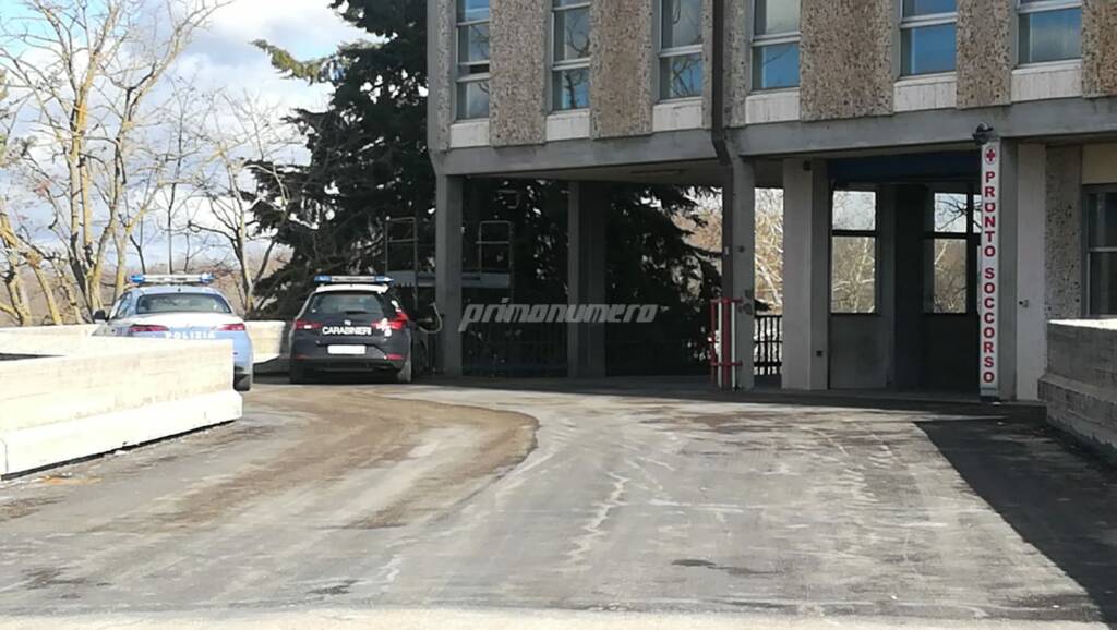 Polizia Carabinieri ospedale Cardarelli Campobasso