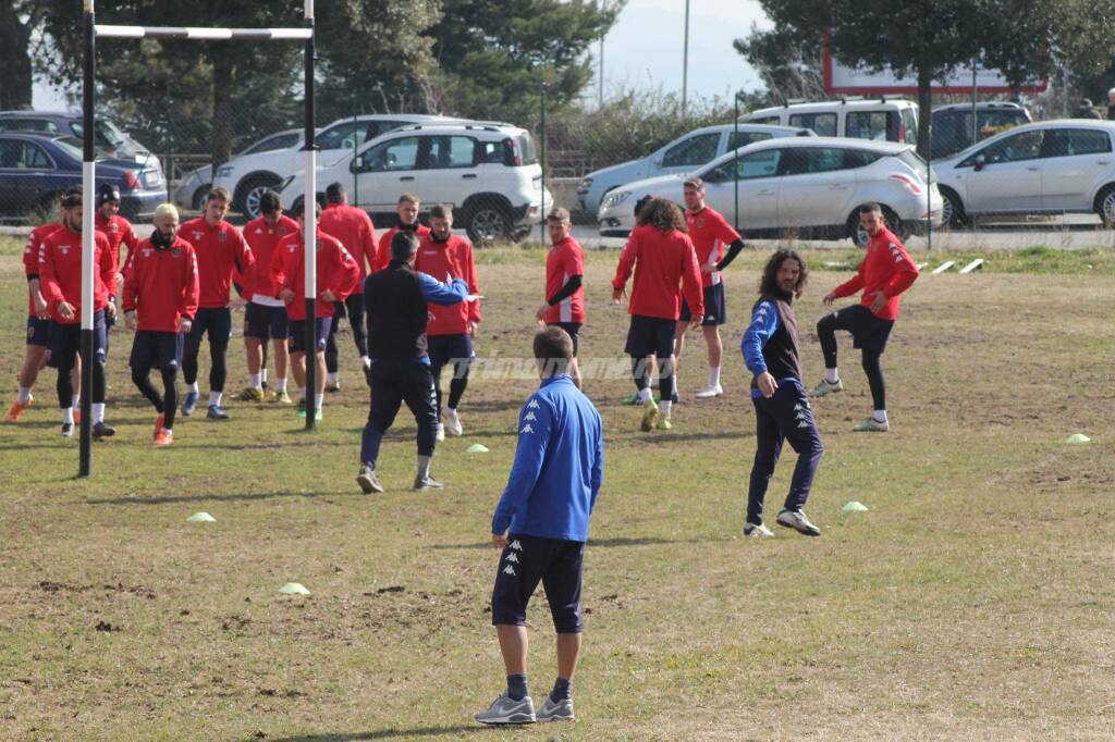 Il Campobasso si allena al Vecchio Romagnoli