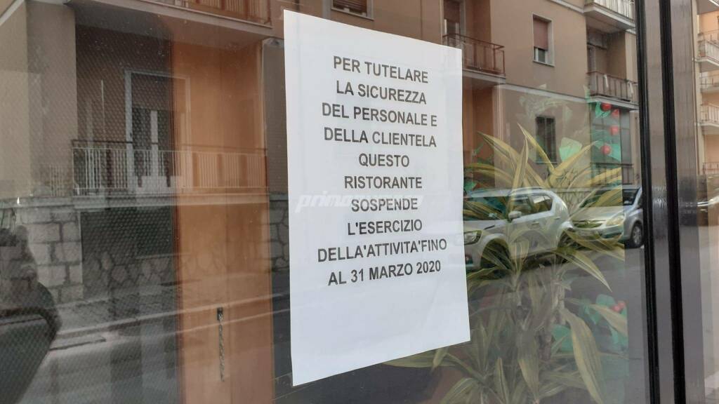 Campobasso alle prese con le misure anti-coronavirus