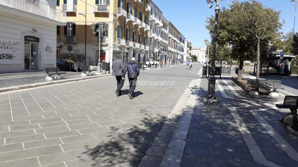 Corso deserto Campobasso coronavirus 