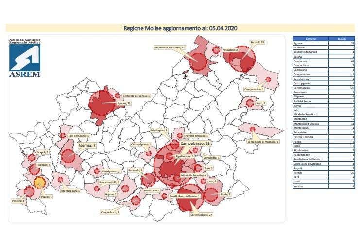 mappa 5 aprile