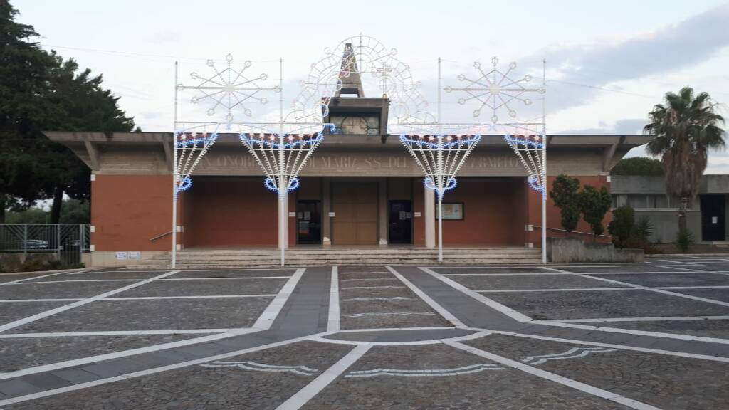 Chiesa Carmelo luminarie termoli 