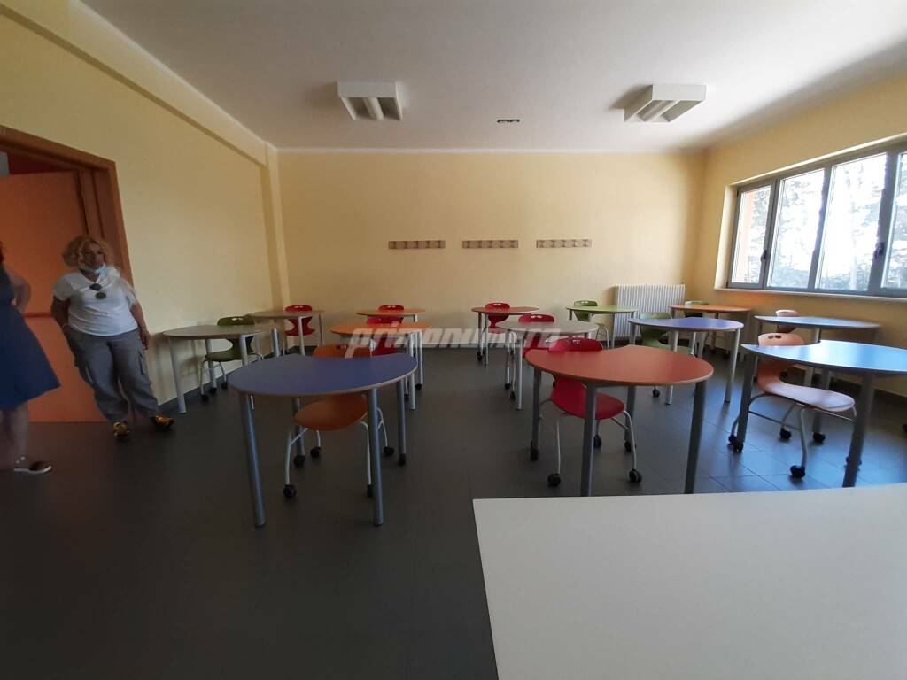 Istituto alberghiero Termoli banchi distanziamento