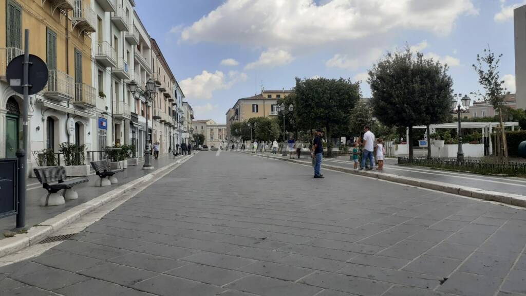 Corso Campobasso deserta 15 agosto 