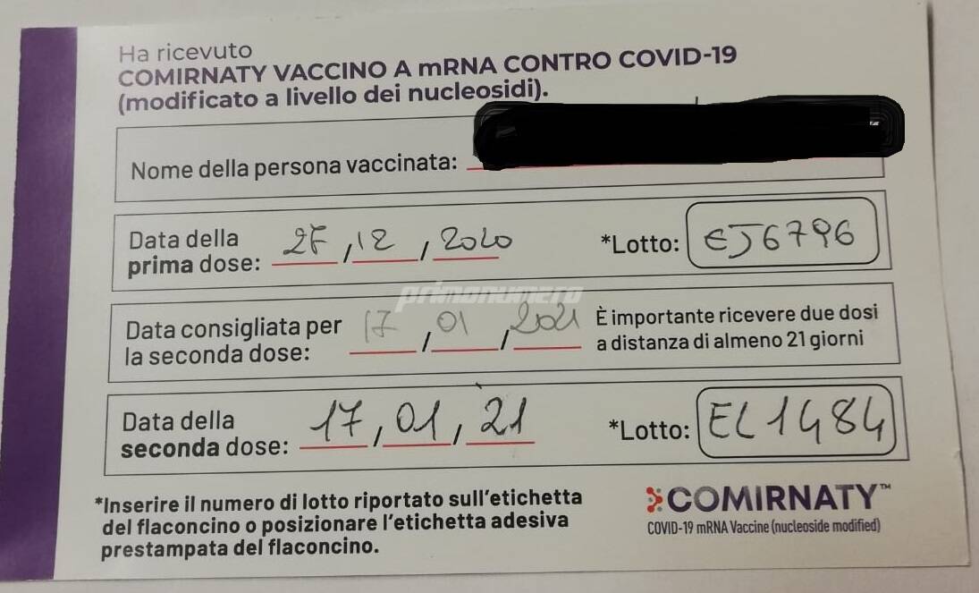 patentino immunità covid vaccini