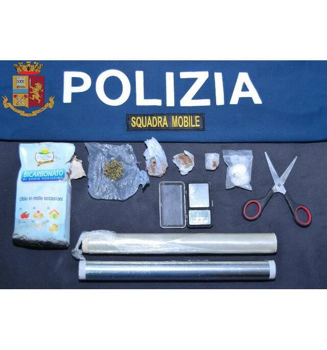 squadra mobile Campobasso arresto droga