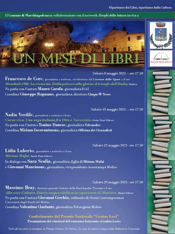 un mese libri macchiagodena programma