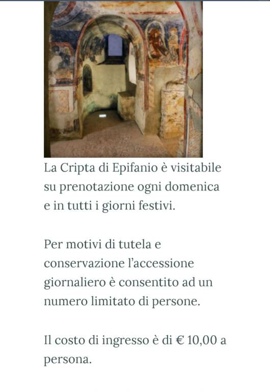 cripta epifanio
