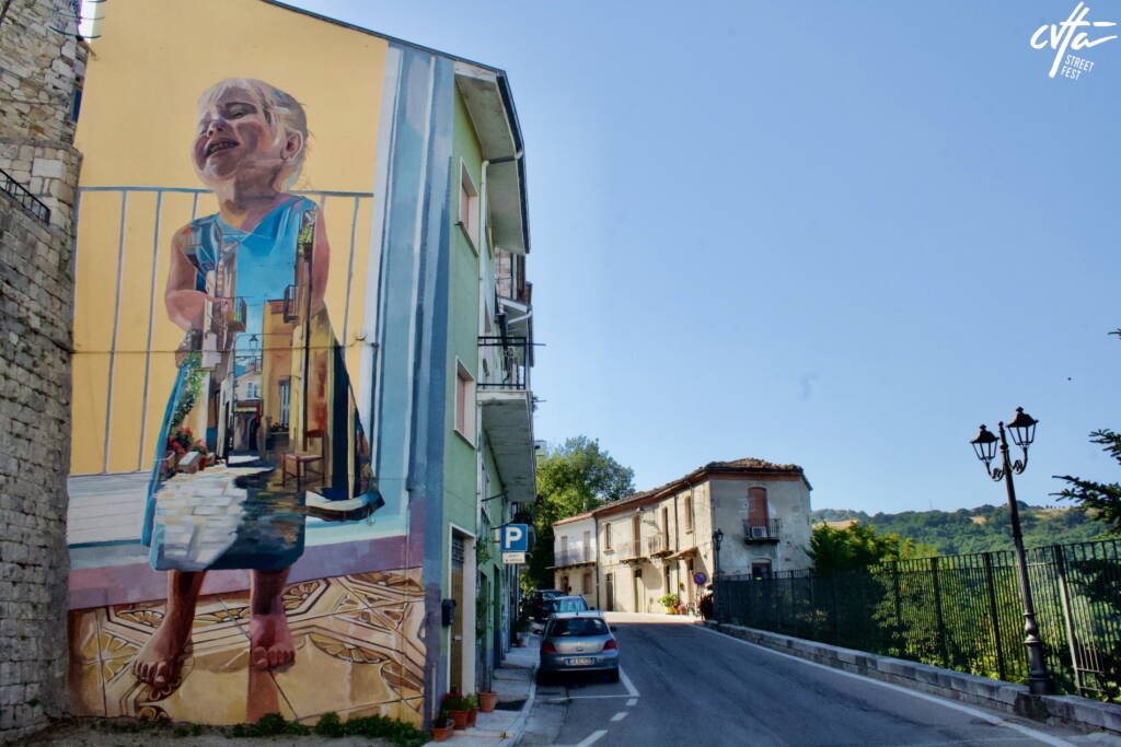 murale civitacampomarano 2021 Cristian Blanxer