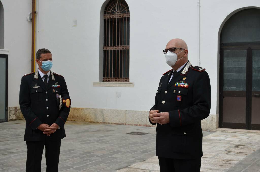 Carabinieri Campobasso, visita del Comandante della Legione di Abruzzo e  Molise