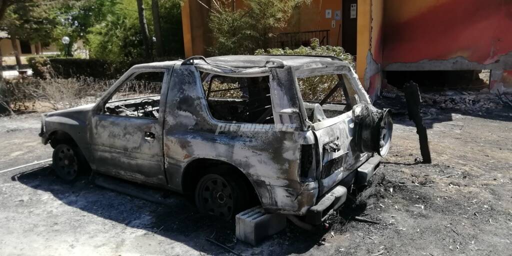 ribo macchina incendio guglionesi