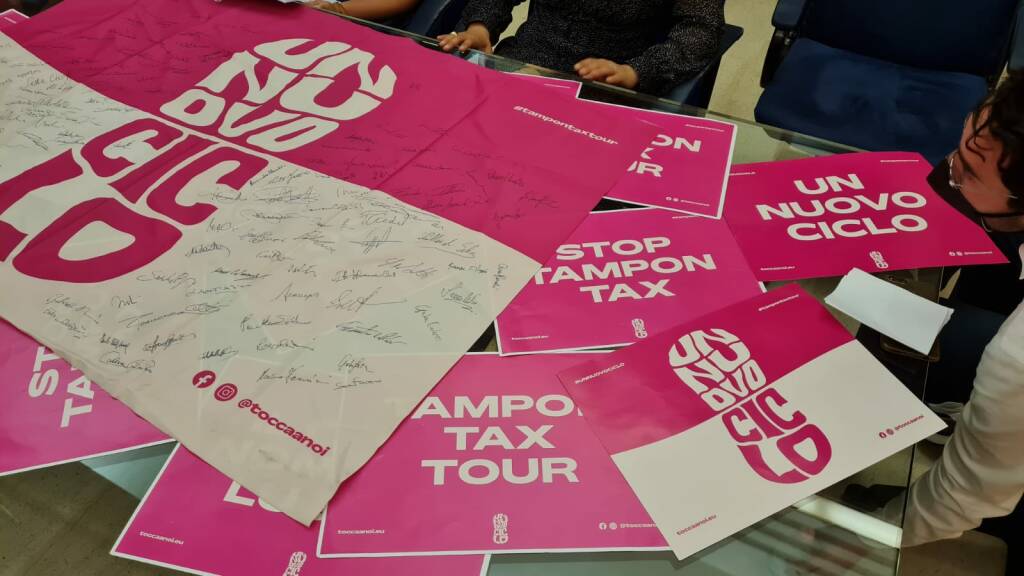 Tampon tax tour in Molise