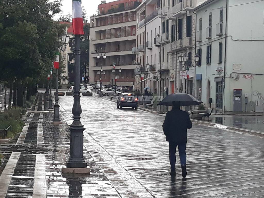 Corso Campobasso meteo pioggia 