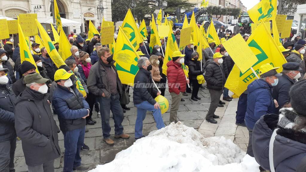 Protesta Coldiretti Campobasso 11 marzo