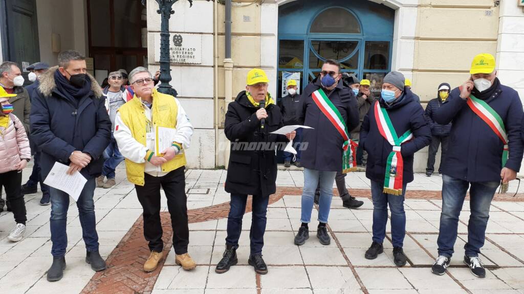 Protesta Coldiretti Campobasso 11 marzo