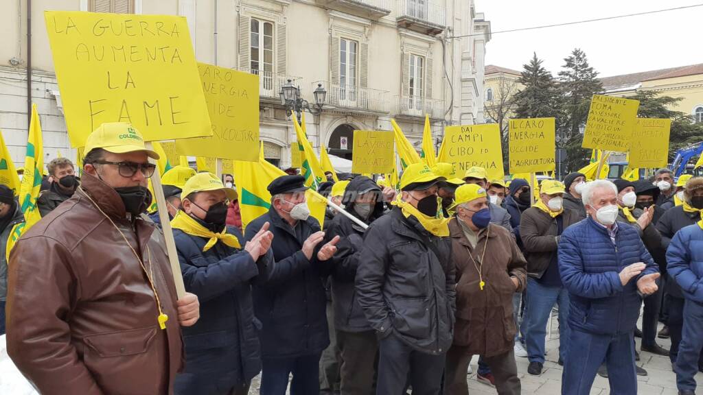 Protesta Coldiretti Campobasso 11 marzo