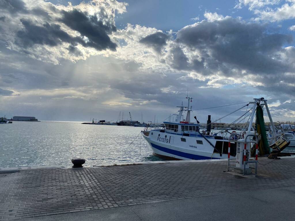 porto pescherecci  barche ormeggiate