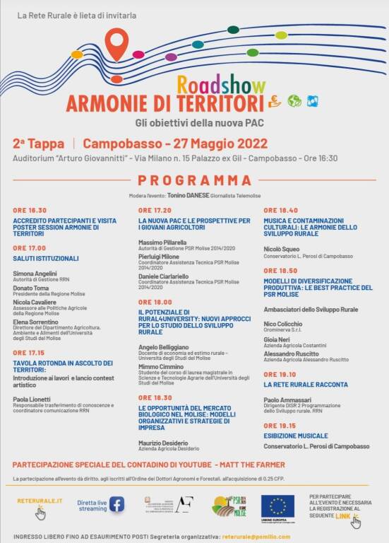 armonie di territori rete rurale 