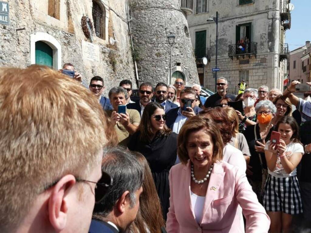 Nancy Pelosi a Fornelli