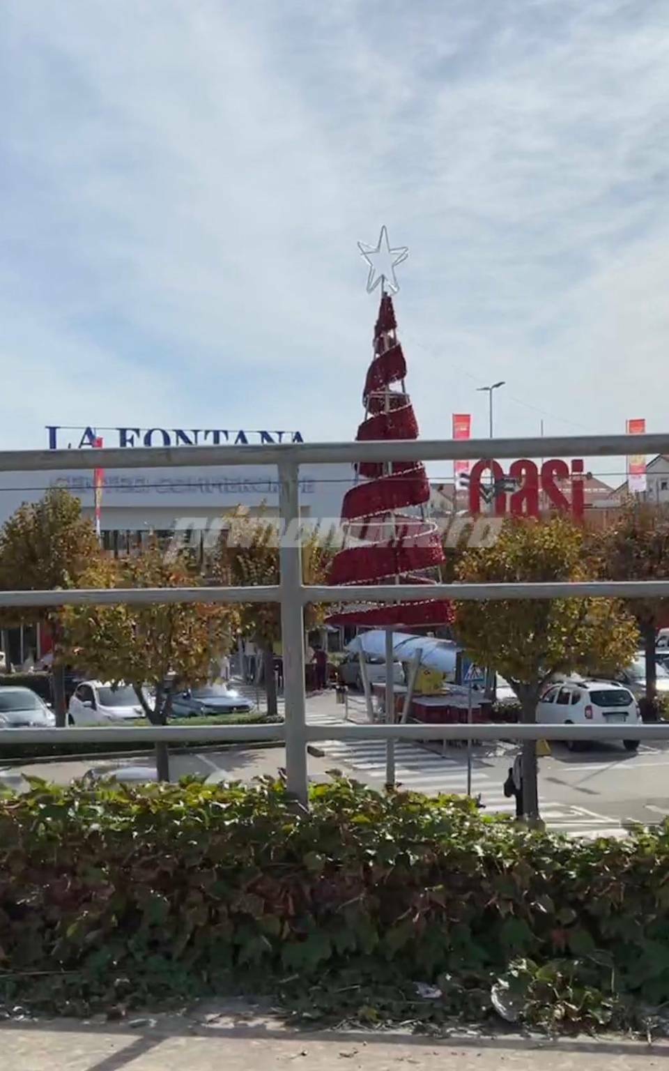 Luminarie albero natale la fontana