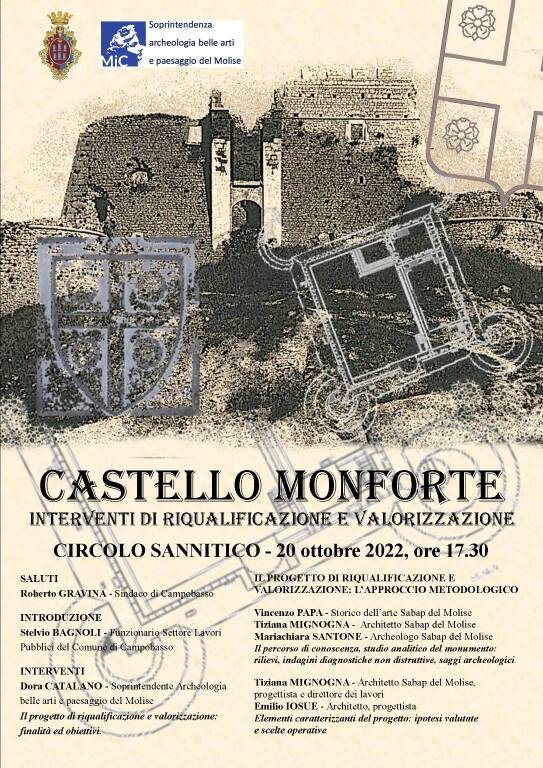 incontro castello monforte riqualificazione