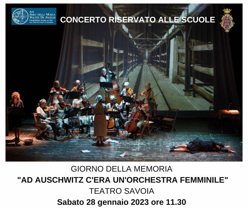 giornata memoria concerto scuole  cb 