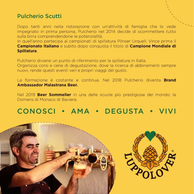 Corso birra Pulcherio La Quercia