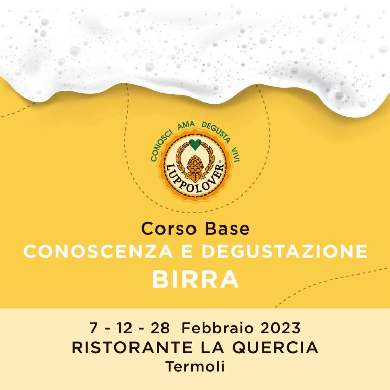 Corso birra Pulcherio La Quercia