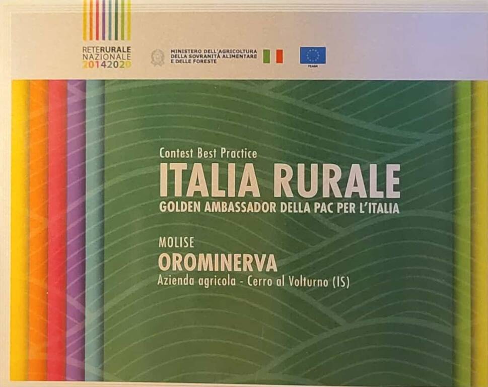 orominerva cerro premio italia rurale