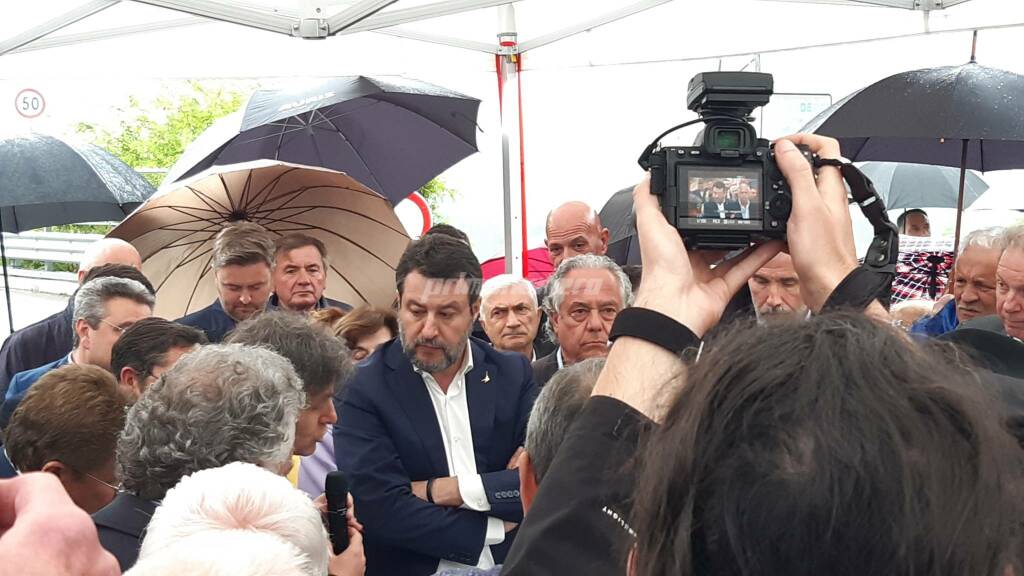 Salvini viadotto sente