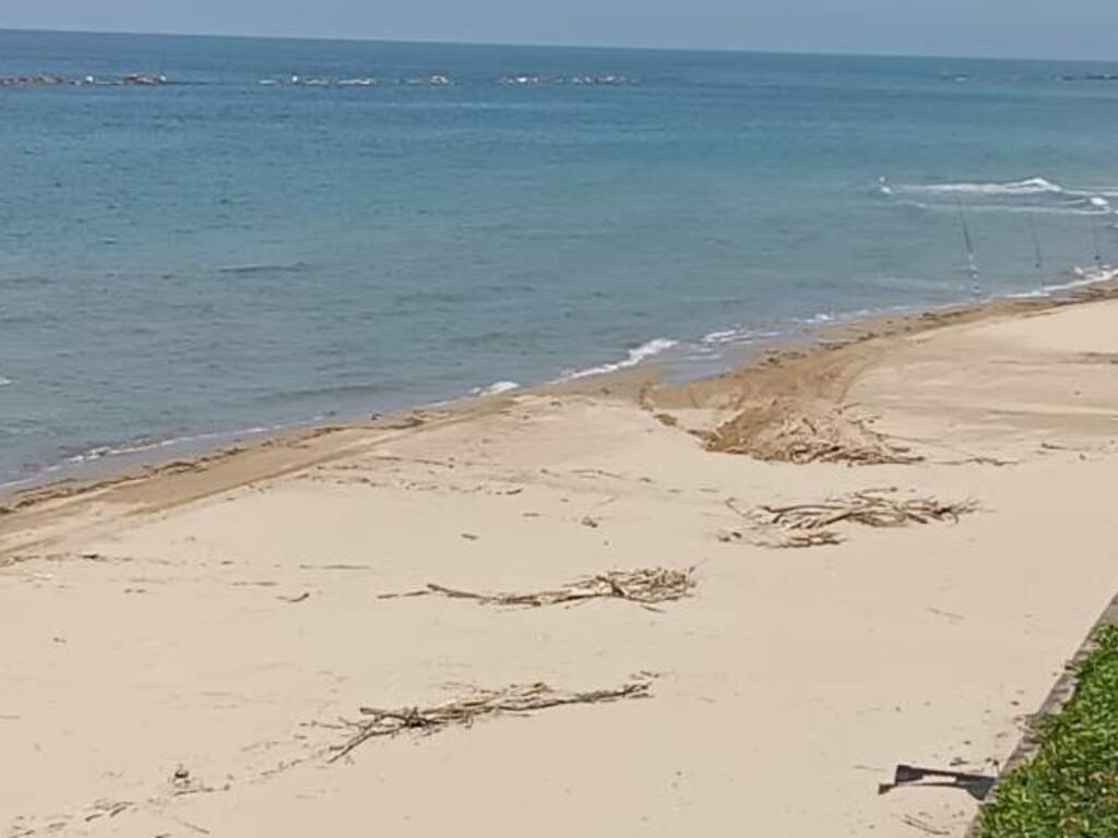 spiaggia libera sporca termoli nord