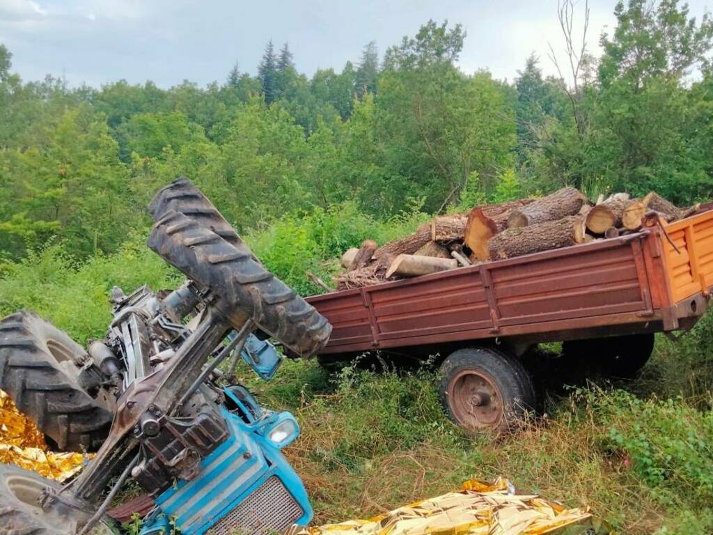 incidente trattore baranello