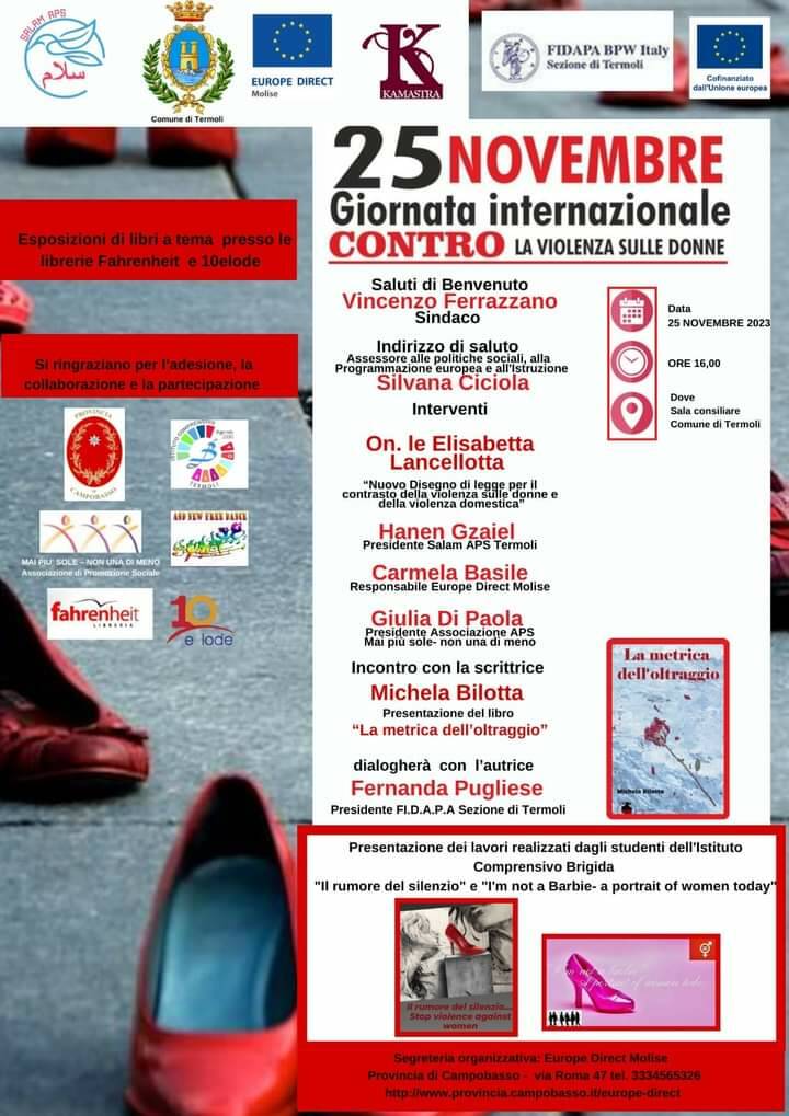 evento 25 novembre con fidapa