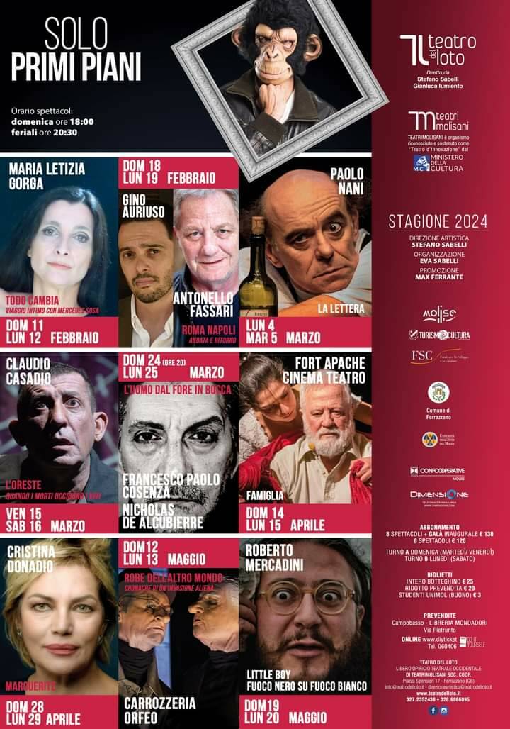 solo primi piani stagione teatro loto 2024