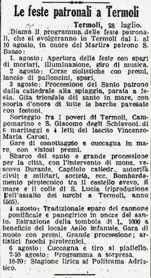 san Basso storia giornale