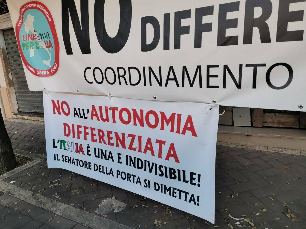 Coordinamento no autonomia differenziata 