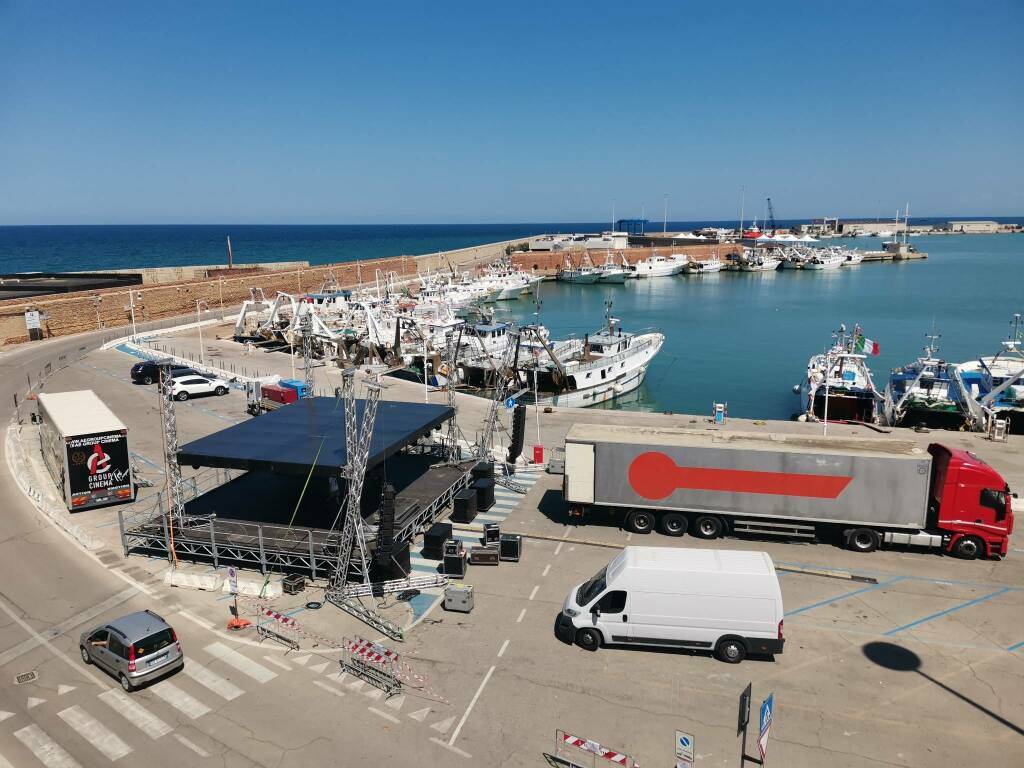 Palco piazzale porto 