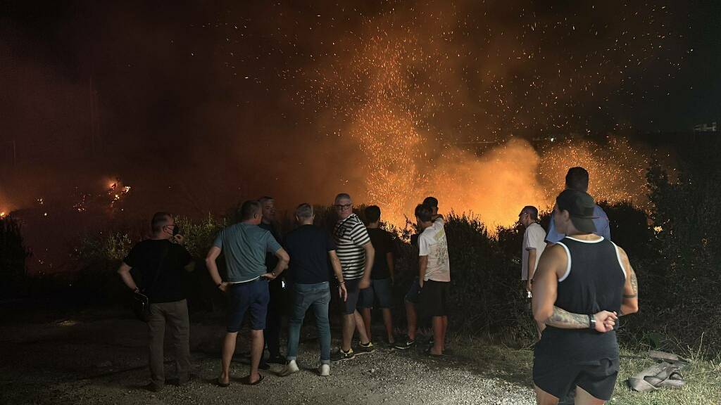 Incendio colle Macchiuzzo 