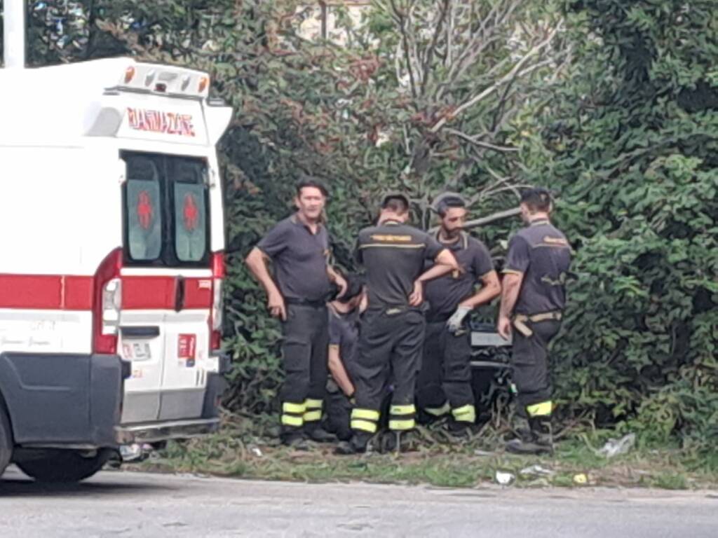 incidente vigili malore anziano boscaglia